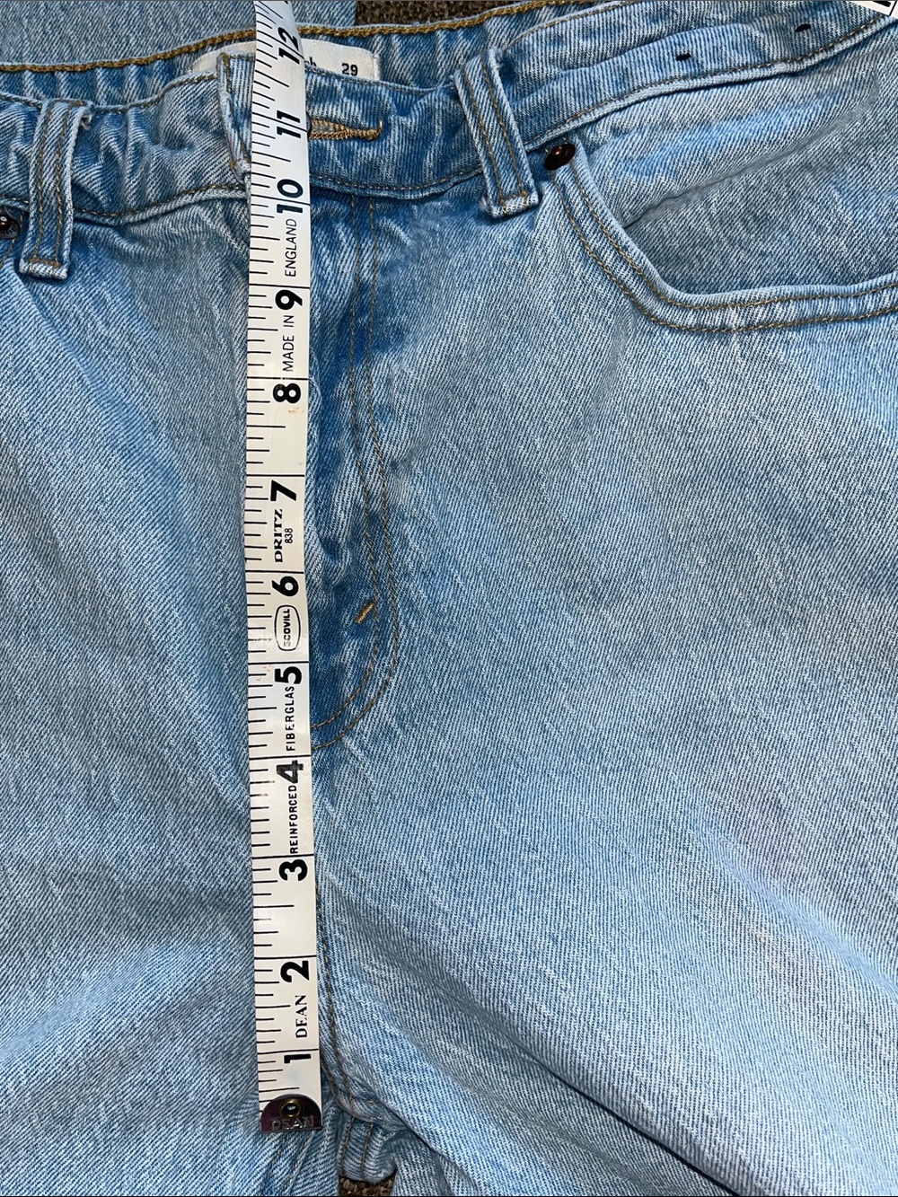 Abercrombie & Fitch The 90’s Relaxed Jean High Rise Curve Love 29 Long - Picture 10 of 12